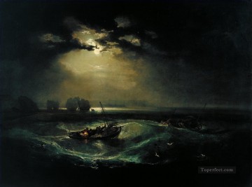 ジョセフ・マロード・ウィリアム・ターナー Painting - 海の漁師たち チョルメリー海片の風景 ターナー
